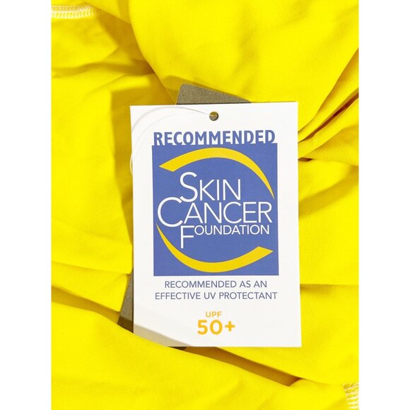 J. Crew Women's UV Protective Sun Shirt Long Sleeves in Yellow - Sz L - NWT - Picture 4 of 7